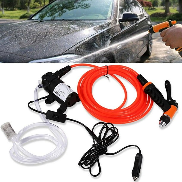 HERCHR 12V Portable High Pressure Selfpriming Quick Car Cleaning Water