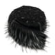 thumbnail image 3 of Cortes peludos, costura, adornos, artesanías, tela artificial para decoración del hogar, asiento negro, 3 of 9