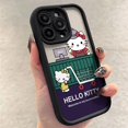 thumbnail image 5 of Sanrio Hello Kitty Cat Pom Purin TPU Soft Phone Case for iPhone 15 14 13 12 11 Pro Max XR XS X 7 8 Plus SE2 Silicone Cover Funda, 5 of 5