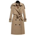 thumbnail image 1 of Women\'s Classic Trench Coat Mid-length Fashion Wind-proof Coat For Autumn Spring Daily Wear, 1 of 5