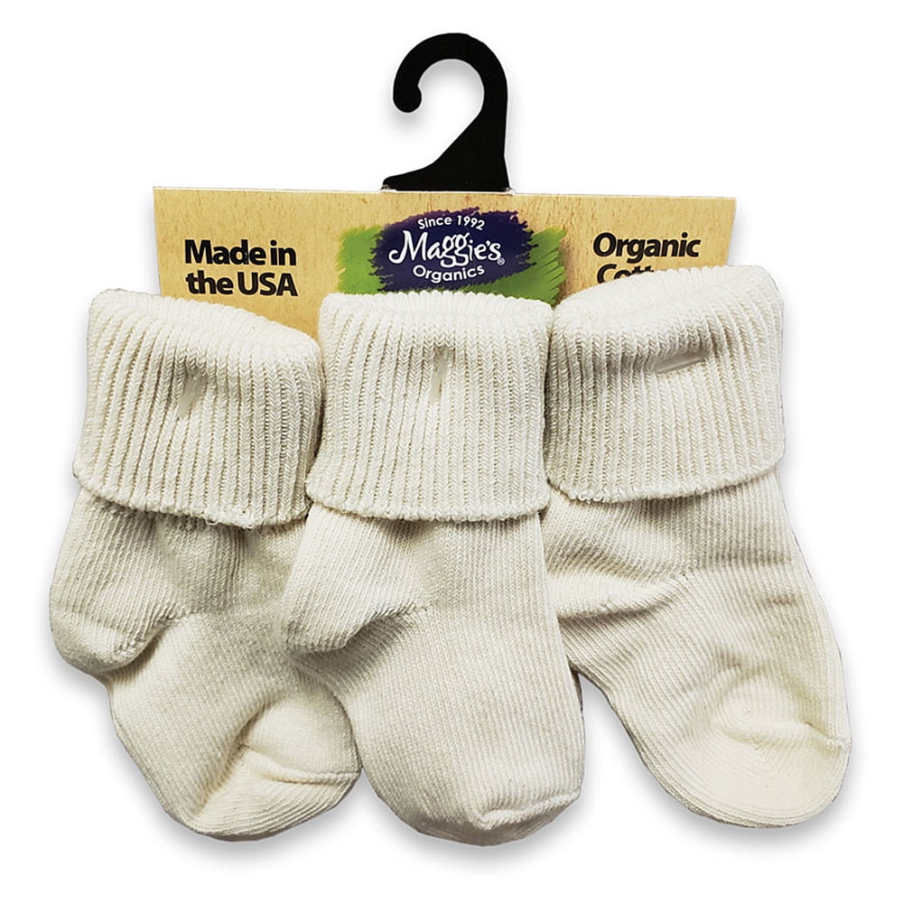Maggie's Organics Natural Infant Socks Maggie's Organics 3 Pack