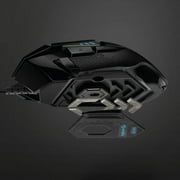 Logitech G502 HERO High Performance Wired Gaming Mouse, HERO 25K Sensor, 25,600 DPI, RGB, Adjustable Weights, Black