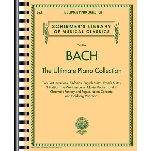 Bach: The Ultimate Piano Collection - Schirmer Library of Classics Volume 2102, (Paperback)
