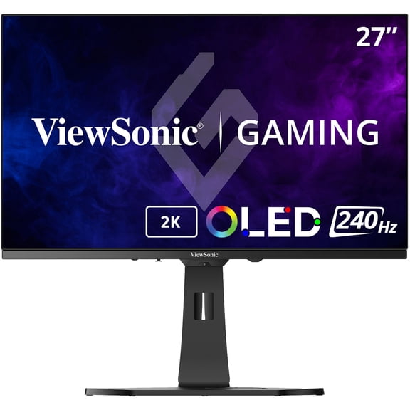 ViewSonic XG272-2K-OLED-S 27" 1440p 240Hz OLED Ergonomic Gaming Monitor, White