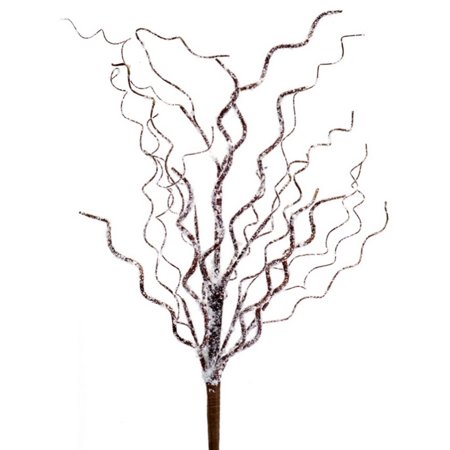 - Club Pack of 16 White Snowy Swirl Christmas Branches 30
