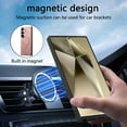 thumbnail image 3 of Case for Samsung Galaxy S24 Plus Magnetic Compatible with MagSafe, Slim Luxury Skin-Feel PU Leather Non-Slip Grip Shockproof Cover Magnetic Support Car Mount Phone Case for Galaxy S24 Plus, Pink, 3 of 10