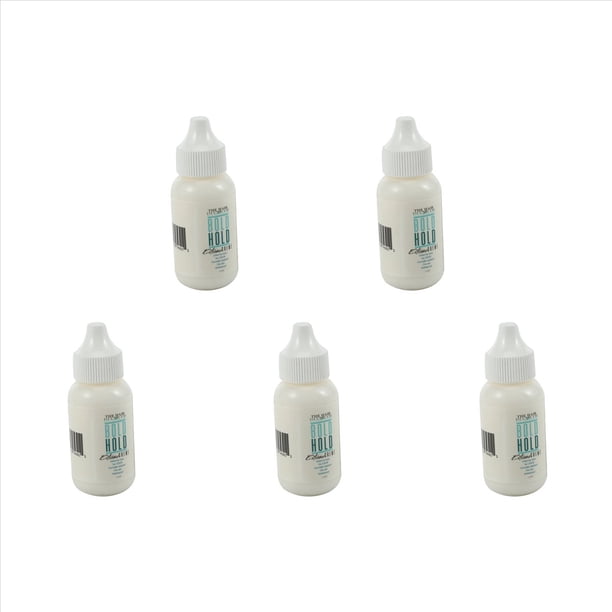 5X Gorro de Peluca de Encaje Pegamento Adhesivo Tupé Adhesivo de Reemplazo de Cabello Control Adicional de Humedad Duradera Peluca Pegamento para Pelucas 38ML