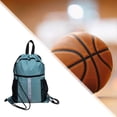 thumbnail image 4 of HUGFEGWE Drawstring Backpack Rucksack Volleyball Folding Basketball Knapsack Casual Daypack for Running Swimming Climbing Training Gym U2537-17381, 4 of 7