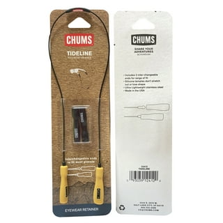  Chums Slim Retainer - Adjustable Thin Silicone Unisex Eyewear  Keeper (Aqua) : Tools & Home Improvement