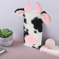 thumbnail image 2 of FONDOTIN Fuzzy Girly Phone Case Cartoon Cow Protective Shell Compatible with S20 FE 5G, 2 of 8