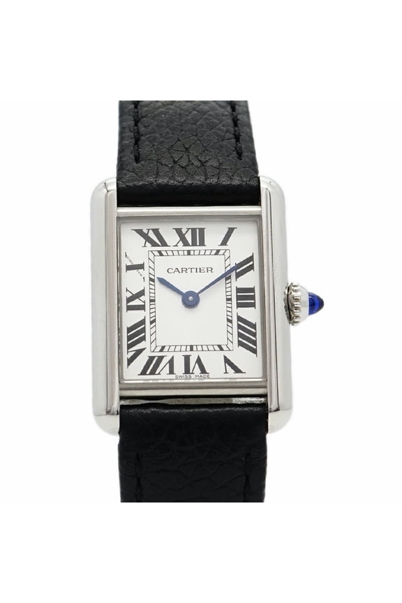 Pre-Owned Cartier Tank Must SM WSTA0042 Silver Dial Women's Watch