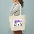 thumbnail image 3 of CafePress - Pilates Diva Tote Bag - Unisex Canvas Tote Bag, Beige, 1-Piece, 3 of 7