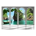 thumbnail image 3 of Tiptophomedecor Landscape Wallpaper Wall Mural - On The Terrace, 3 of 4