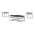 thumbnail image 2 of Martin Svensson Home Del Mar 3 Drawer Coffee Table White and Grey, 2 of 5