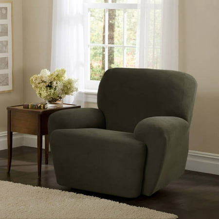Maytex Pixel Stretch Furniture Cover/Slipcover Recliner, 4 -Piece
