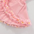 thumbnail image 5 of Wilark Toddler Girls Ballet Dress with Mesh Trim Size 4 T, Knitted Cute Long Sleeve Crew Neck Party Dance Dress Pink, 5 of 6
