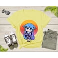 thumbnail image 3 of Beautiful Japanese Anime Girl Student Manga Holds Pencil T-shirt Anime Shirt For Men Women Kids Boys Girls Teen Anime Girl Gift Tshirt, 3 of 8