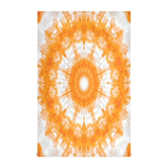 Kitchen Towel 28x18 Inches x1，Plate Towel, Decorative Towel, Napkin, Tea Towel Tea Towels For Kitchen Dish Cloths & Dish Towels Pretty Light Orange Tie Dye