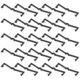 thumbnail image 1 of Minkissy 50Pack Peg Board Retainers Plastic Black Clips for Home Improvement, 1 of 8