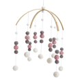 thumbnail image 1 of Wind Chime kids children room Cuna Artesanía Decorativa Juguete Jardín Decoración para - Púrpura, 60x20cm Rosa y gris perfecl Carillón de viento decorativo, 1 of 8