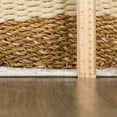 thumbnail image 4 of Hauteloom Hiti Living Room, Bedroom Machine Washable Area Rug - Traditional Oriental Medallion Carpet - Brown, Beige, Cream, Gray - 5'3" x 7', 4 of 14