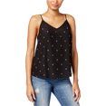 thumbnail image 1 of Kensie Womens All Seeing Eye Tank Top, Negro, Mediano Kensie Camiseta sin mangas, 1 of 1