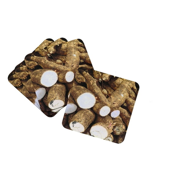 Caroline's Treasures Yucca by Gary Kwiatek Foam Coaster Set of 4