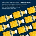thumbnail image 5 of Transcend Orange Carb Energy Gel Packs, 15 Count (15g Each), Gluten-Free, 5 of 8