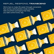 Transcend Orange Carb Energy Gel Packs, 15 Count (15g Each), Gluten-Free