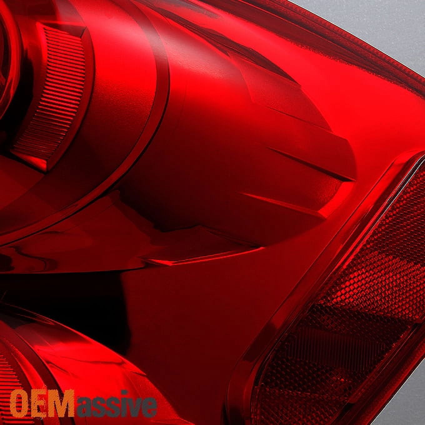 AKKON - For Chevy Equinox SUV Red Clear Rear Tail Light Brake Lamp Taillamp Repalcement Passenger Right Side