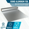 thumbnail image 4 of Rhino Aluminum Heavy Duty Aluminum Foil | 12 Inches by 350sf Long Roll, 25 Microns Thick | Commercial Grade & Extra Thick, Strong Enough for Food Service Industry, 4 of 4
