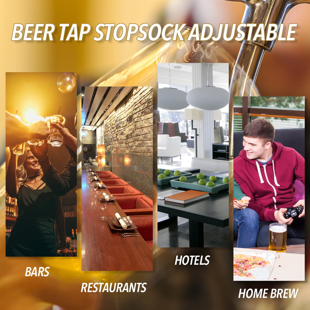 Stainless Steel Beer Tower Tap Stopcock Draft Column Bar Accessories For S7Q6 
