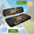 thumbnail image 6 of Binienty Patriotic Golf Cart Seat Covers Set of 2 Elk American Flag Golf Cart Seat Towel/Blanket Ezgo Txt Seat Cushion Cover Front Seats Dust Cover, Universal Fit, 6 of 8
