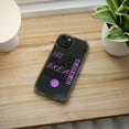 thumbnail image 5 of DistinctInk Clear Hybrid Case for Apple iPhone 14 Pro Max (6.7" Screen) - Volleyball Yes I Do Play Like a Girl - Shockproof Protection, 5 of 9
