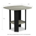 thumbnail image 2 of Furinno 11180GYW/BK Table d'Appoint Design Simple, 2 of 5
