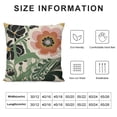 thumbnail image 5 of GOSMITH Retro 70s Groovy Hippie Colorful Flowers Floral Blossom Reversible Throw Pillow Covers Decorate Home Living Room Girls Room, Spring Summer Cottagecore Pillowcase, 5 of 5
