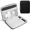 thumbnail image 2 of PYYNA-9-11" Tablet Sleeve Bag for iPad 11-inch A16 2025, iPad 10.9"/10.2"| Air 11 Inch/5th/4th Gen. 10.9", Galaxy Tab A9+/A11Plus 11", Protective Bag with Pockets, Black, 2 of 4