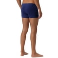 thumbnail image 3 of INSPIRE CHIC Men's Underwear Solid Color Elastic Waist Soft Everyday Boxer Briefs 30 Navy, 3 of 5