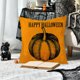 thumbnail image 1 of Funda de almohada de fantasma de Halloween | Funda de cojín decorativa para sofá y cama | Tamaño cuadrado estándar de 45x45 cm | Tejido de poliéster con cremallera oculta, 1 of 6