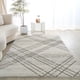 thumbnail image 1 of Nvzi Alfombra de baño, alfombra de baño peluda de felpa antideslizante, lavable a máquina y seca, Gray, 24 x 16 pulgadas, 1 of 5