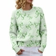 thumbnail image 5 of St Patricks Day Sweater Women Long Sleeve Irish Oversized Saint Patty Pullover Plus Size Sweater, 5 of 8