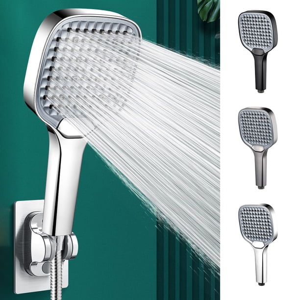 XWSHYW Otras Herramientas para El Hogar Ducha - Cabezal de Alta Presión - Ducha de Mano de Alta Presión para Agua Dura con 3 Modos de Rociado para Personas Mayores y Niños