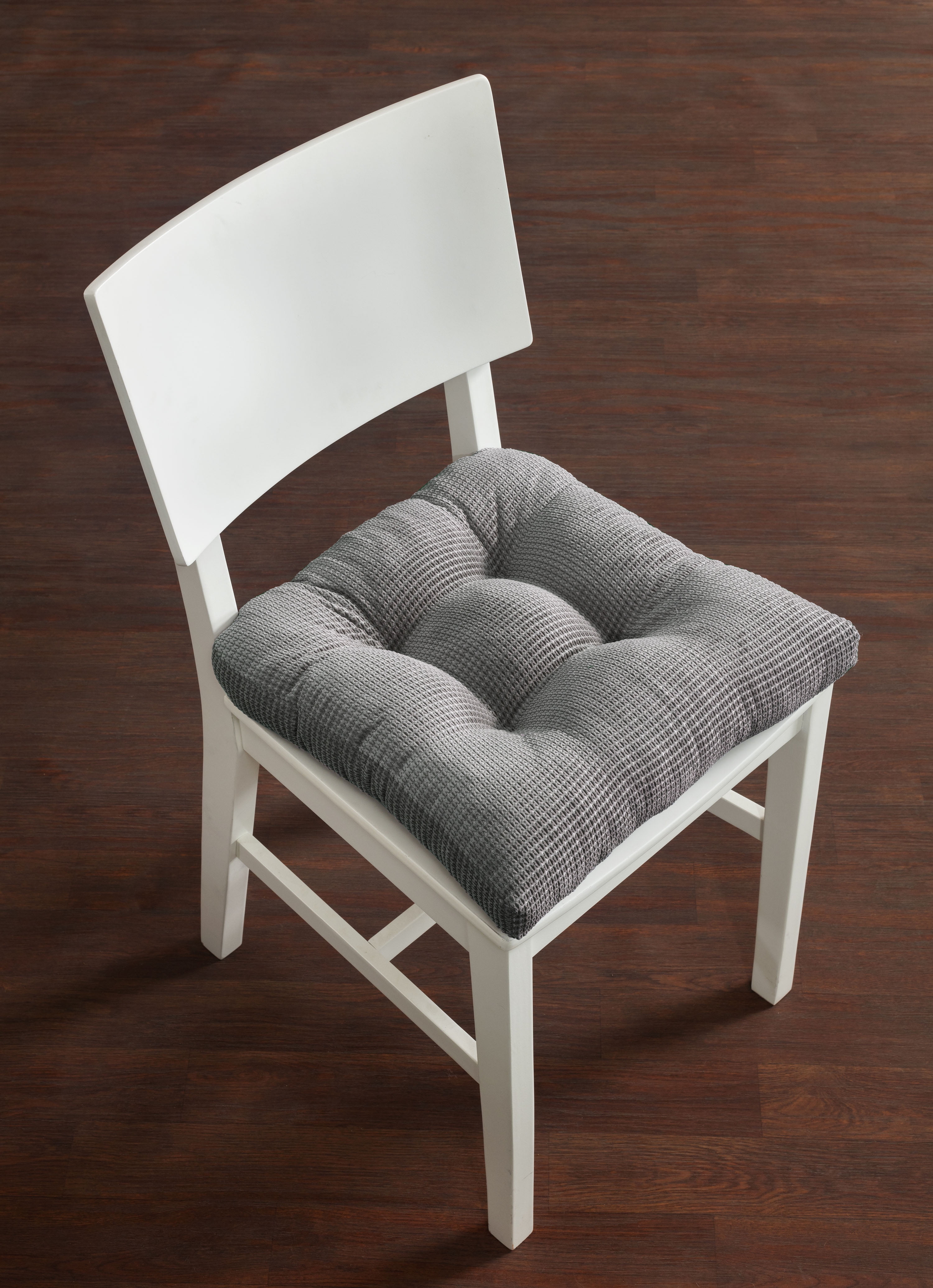 Tyler Alloy Gray Memory Foam Chair Pad