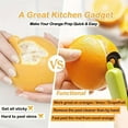 thumbnail image 4 of Kitchen Peeler, Ongmies Multifunctional Kitchen Fruit Peeling Tool Orange Peeler Lemon Peeler Remover Easy Open Household Fruit Peeler Tool Jelly Express Box Opener, Peeler, Peeler*1, 4 of 8