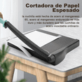 thumbnail image 4 of Guillotina Belug  Cortador Afilado Papel Foto Tarjeta Multifunción Negro Manija Verde, 4 of 5