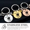 thumbnail image 3 of Shisuyan Porte-Clés en Acier Inoxydable Design Simple 6 Pcs 2.2x1In, 3 of 9