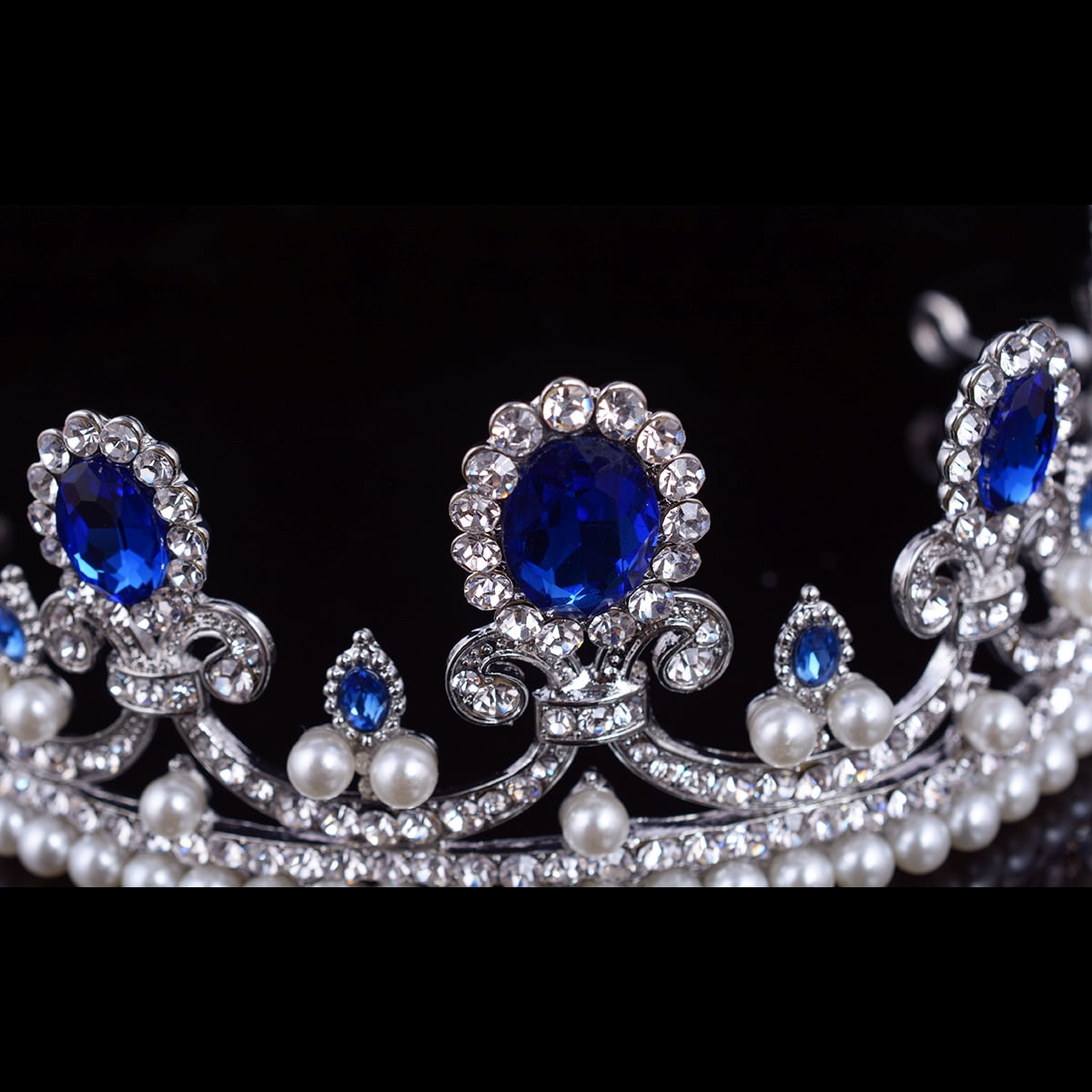 Princess Wedding Bridal Rhinestone Crystal Crown Hair Tiara Band 2019Hot V3Z8 