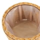 thumbnail image 3 of Cesta tejida para macetas de flores, cesta tejida a mano para plantas, cesta de almacenamiento para el hogar, 3 of 7