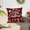 thumbnail image 4 of Decorative Pillows, Inserts & Covers Hwkond Christmas Tree Throw Pillow Covers 18X18in Festive House Decor For Couch Sofa And Office Machine Washable Polyester Zip Closure No Inser,Up to 25% Off, 4 of 4