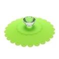 thumbnail image 4 of Termo Tapa de copa de diamante de silicona de encaje Tapa de copa de aislamiento térmico (verde) Tmvgtek Libre de BPA, 4 of 6